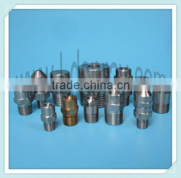 Stainless steel ss or brass or PVC plastic solid full cone water spray jet nozzle