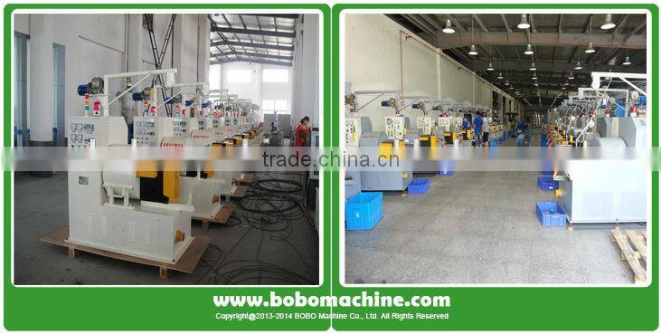 Flexible conduit machine for cable casing