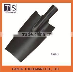 types of black painted steel function spade shovel with polished socket
