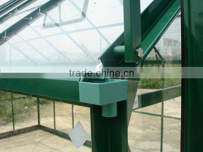 Spring clips glass greenhouse for plantting flower and vegetables HX78126G-1