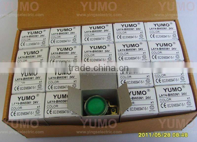 Push button switch LAY4-BW3361 24V GREEN