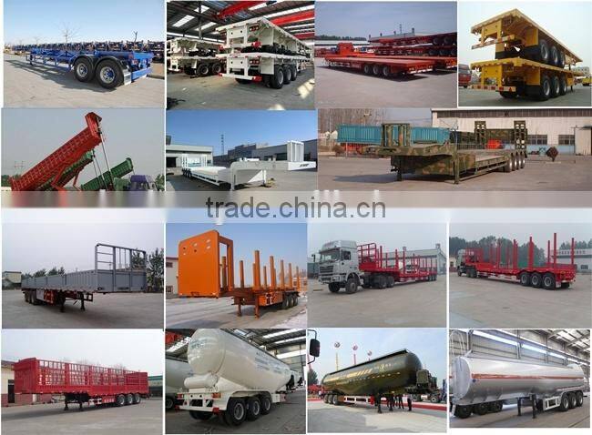 sitong factory: wood transport low loader trailer