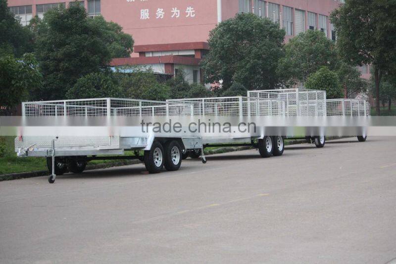 Hot selling weled tandem cage trailer 10x6/12x6
