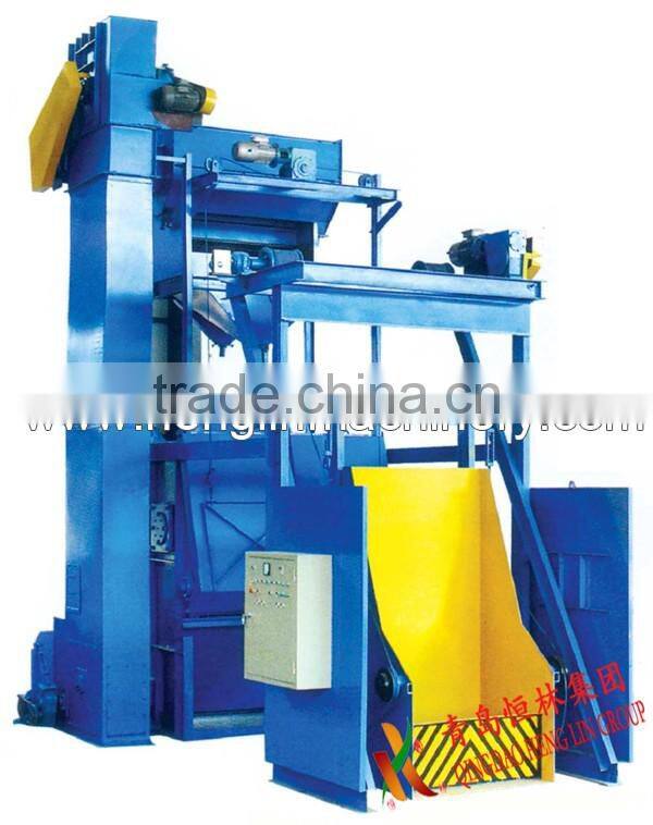 Steel pipe shot blasting cleaning machine, free design