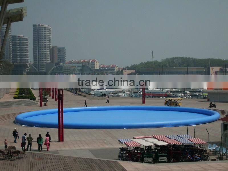 large folding PVC outdoor inflatable swimming pool