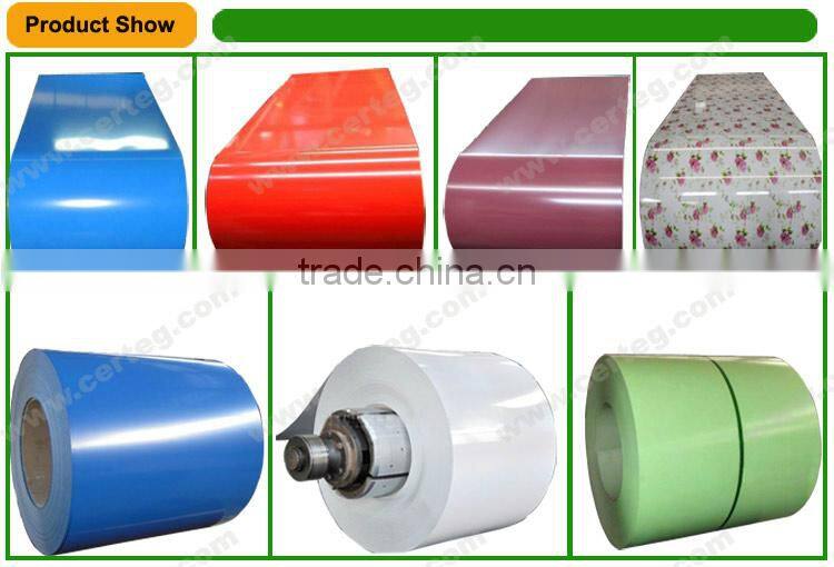 Red colorful coated PPGI/GI/PPGL/GL sheet coil
