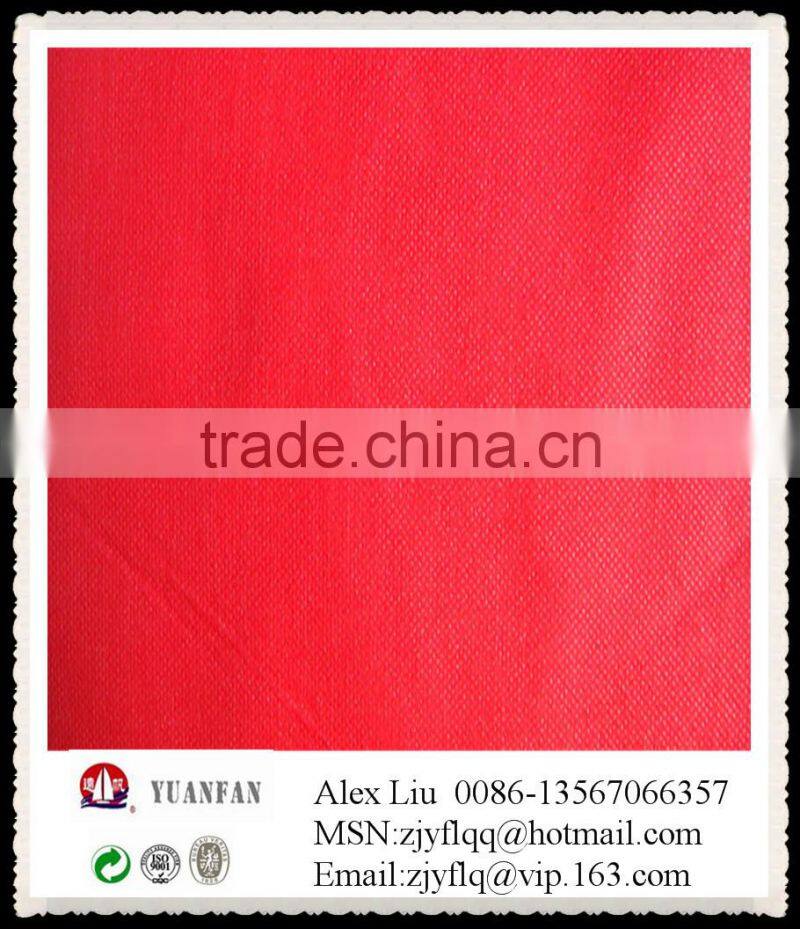 Red non-woven fabric used for disposable tablecloth