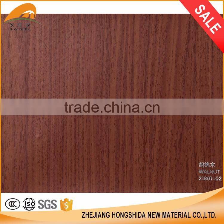 Decorative plastic sheet wood grain film pvc foil for mdf