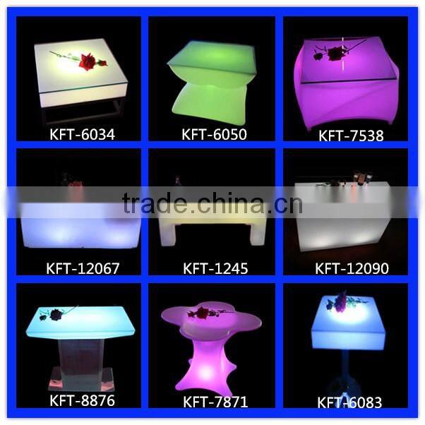 led funiture led party table modern dining tables