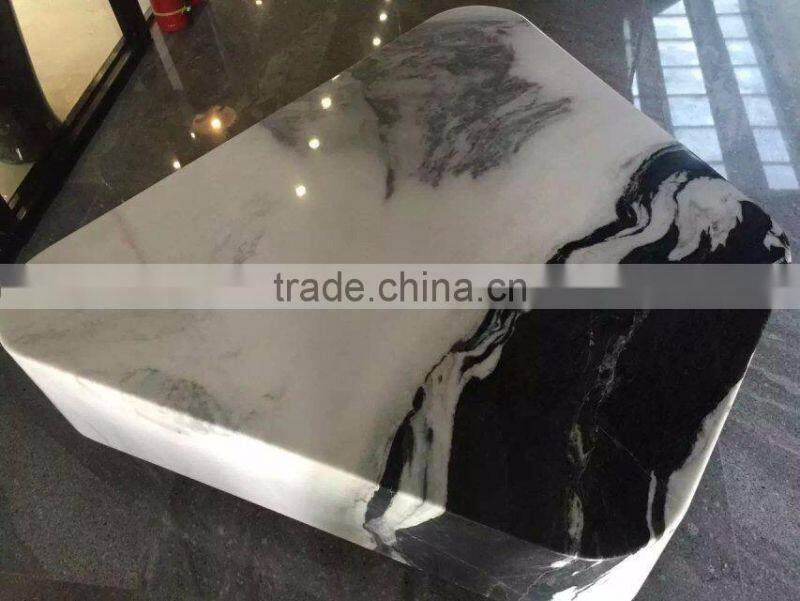 New type of China marble tile polished panda marble