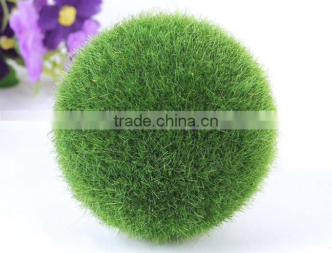 Garden supplies foam flocking ball plant artificial grass ball