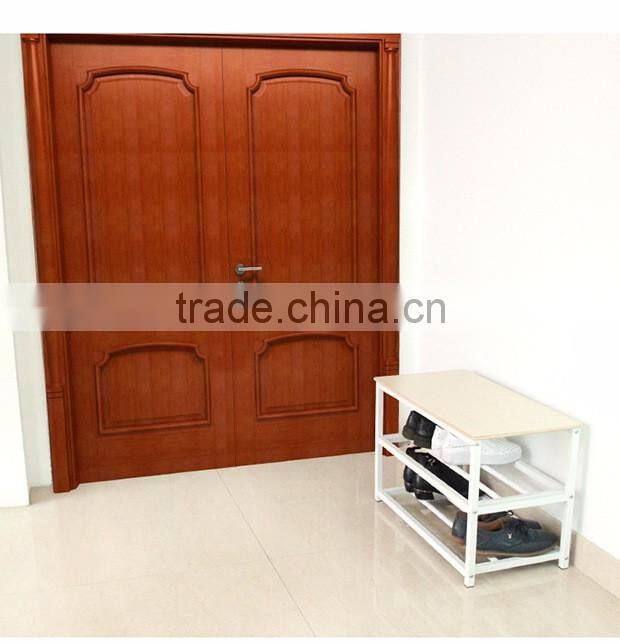 VIVINATURE Micro Fabric Shoe Rack Storage Organizer and Hallway Bench