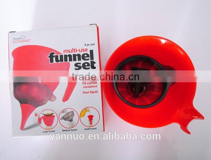 Plastic filter funnel, small and large Beer Funnel Set