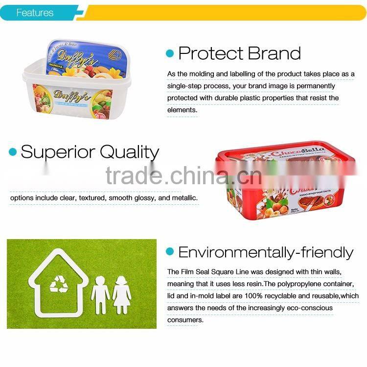 IML Logo Plastic Container for Butter,Peanut Butter Fingers Box Jump,Butter Cake Box Cookies.