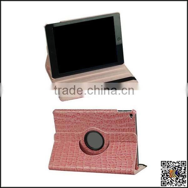 Crocodile pattern leather case flip leather case protective whirl covers for ipad air2