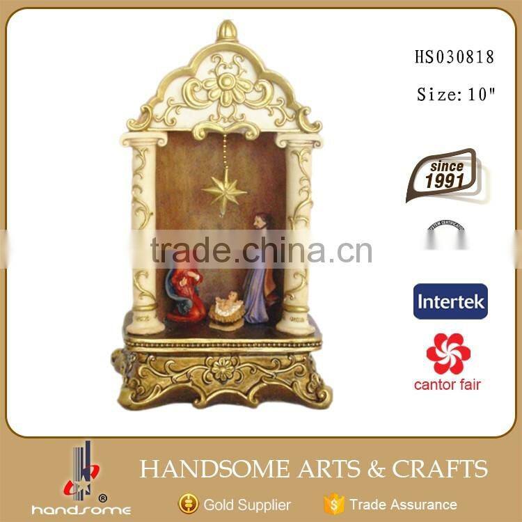 10 Inch Resin Holy Family Religious Statue Catholic