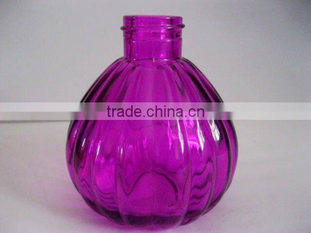 simple design colorfull glass oil lamp bottle