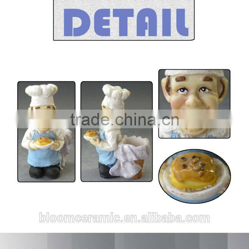 Resin kitchen decoratuon chef souvenirs gifts