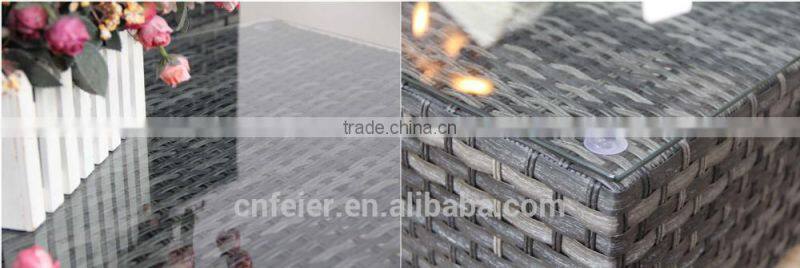 new design A6219SF rattan sofa set 2015