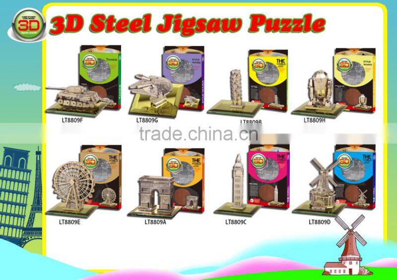 3D Metal Puzzle Diy Puzzle Jigsaw Robort Model Puzzle Games Robert Models for adult