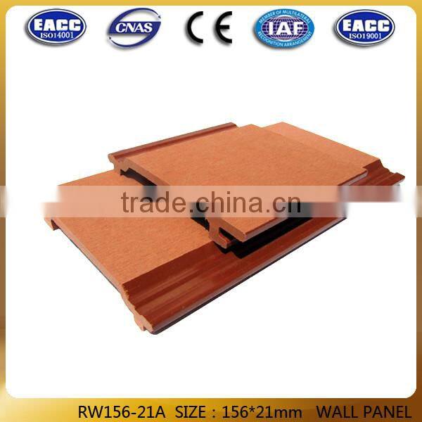 Promotional sale wooden interior wall paelling ,wall cladding panel wpc , outdoor durable wall panel wpc