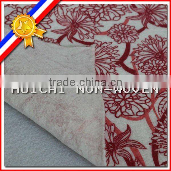 printed non woven polyester and viscose felt cleaning cloth