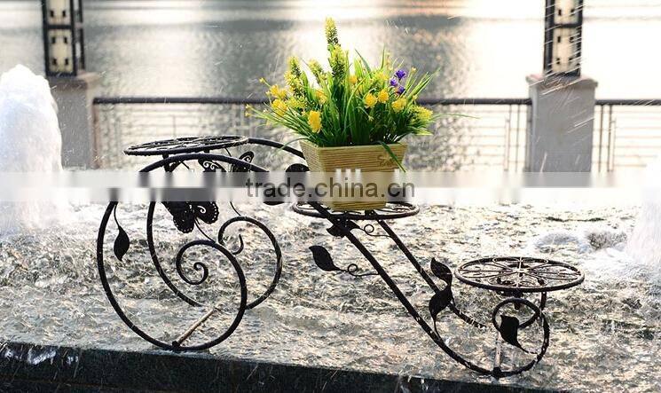 Indoor flower pot plant metal iron display storage holder