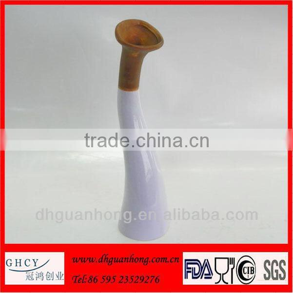 Classic Glazed Vintage Ceramic Italian Vases