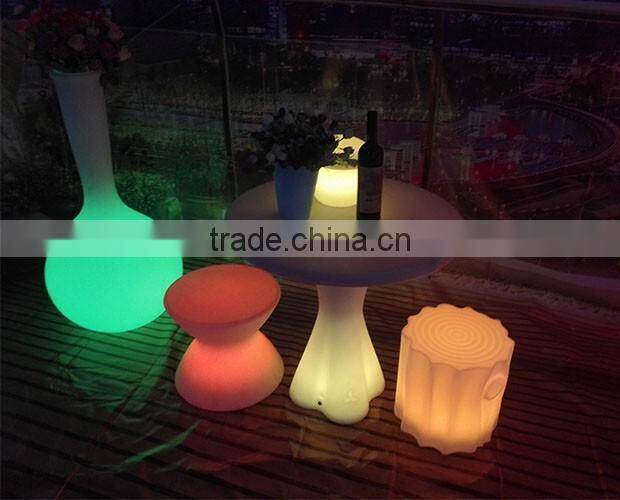popular cheap party restaurant led luminous table and chairs for sale
