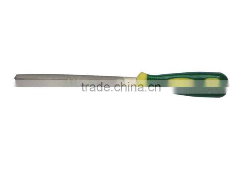 Triangle Steel File Rubber Handle T12 Triangle Steel File