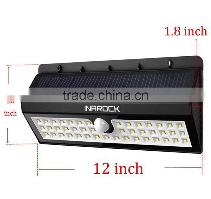 44LED Solar Panel Powered Infrared Motion Sensor Lamp Outdoor Light Garden Security Light