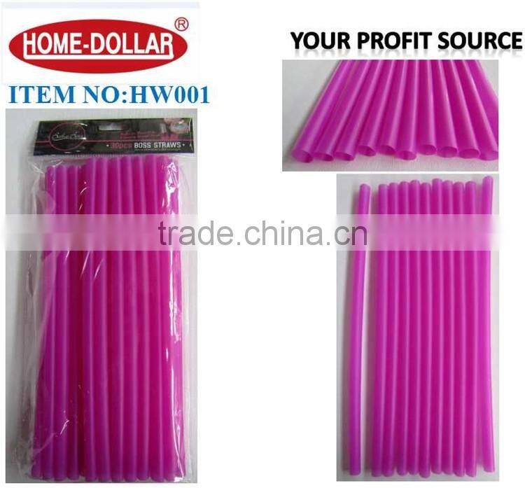 High quality bar accessories bright rose red long price for hard plastic drinking straw