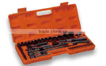 52PCS 1/2" & 1/4" SOCKET WRENCH, SOCKET SET, TOOL KIT