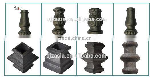 Hot Sales !!! Ornamental Iron Fence Finials, Spears, Caps and Collars