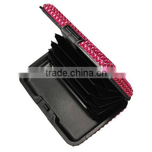 Aluminium Business ID Credit Card Holder Waterproof wallets/Diamonds card holder