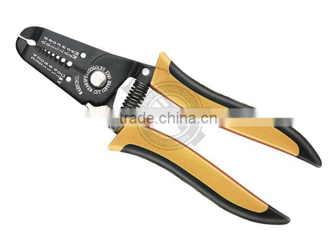 JL1905 Cable Stripper With Matte Rubber Handle