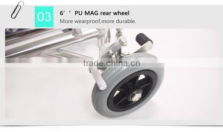 TopMedi TAW807LABP travel mobility wheelchair Health Care Product Lightweight Portable Travel Wheelchair for Airplane