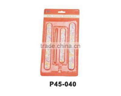 4pcs girls manicure pedicure nail file set