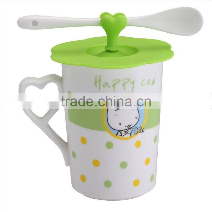 Best Seller Rubber Silicone Cup Cover Food Grade Silicone Coffee Mug Cup Lids