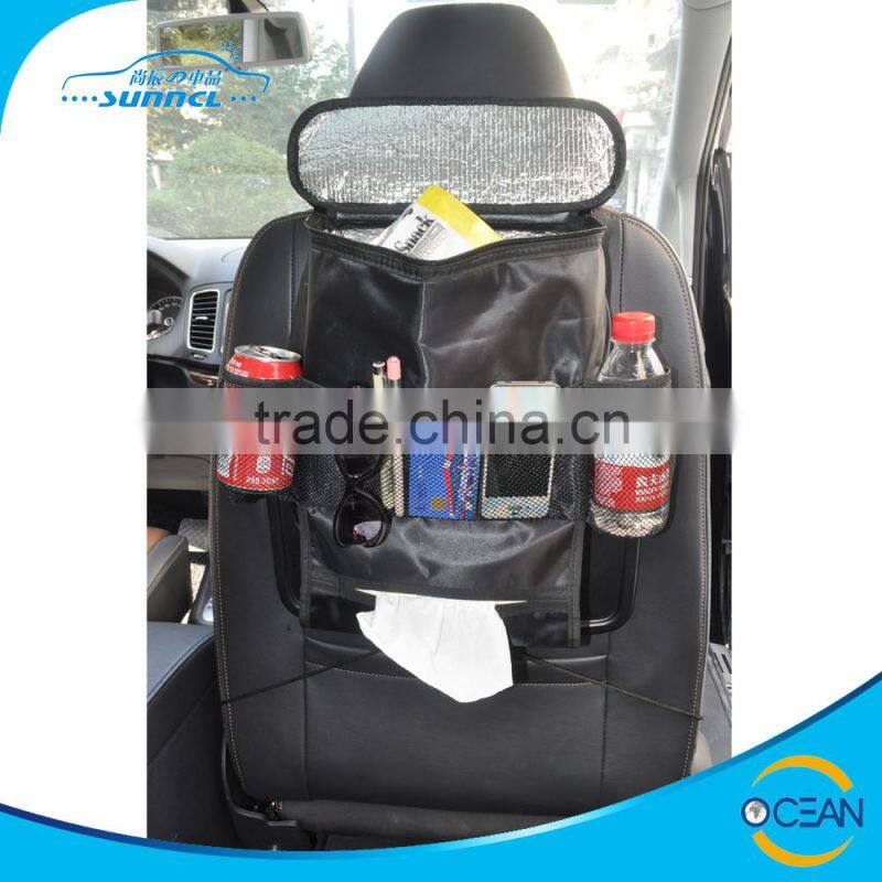 Polyester Car Seat Back Organizer , Car Hanging Bag for Travel