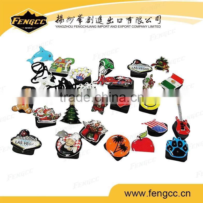 Holiday Christmas season decoration promotional and gift LED brooch