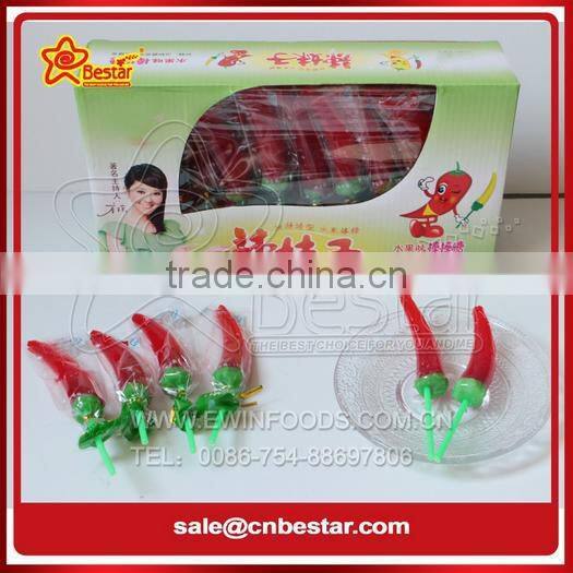 Fruity Flavor Rose Shaped Sweet Hard Lollipop