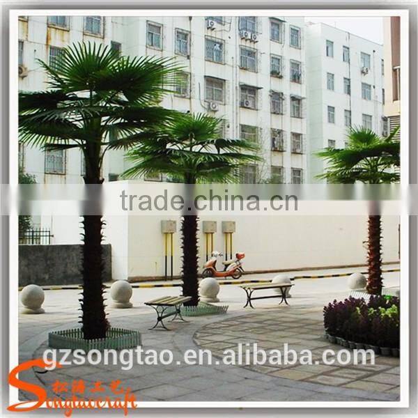2.5m hight new product large outdoor plastic artificial palm trees for sale