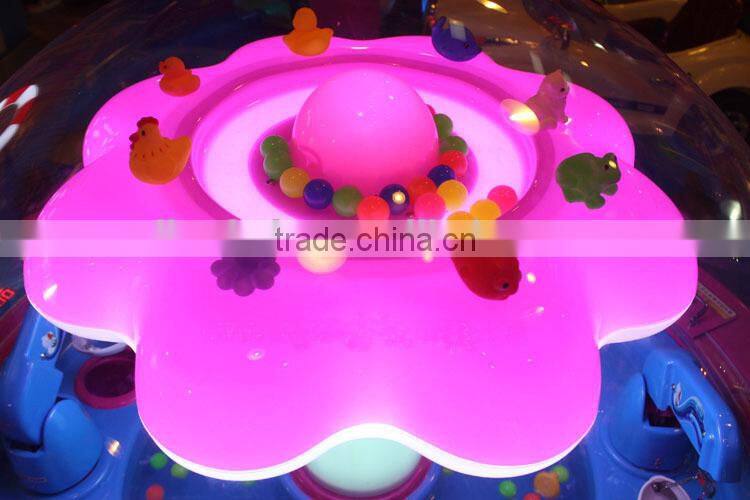 2014 New Hot Sale Rainbow Paradise Coin Operated Kids Toy Claw Crane Game Machine