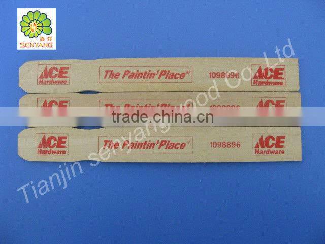 disposable birch wood car paint stick