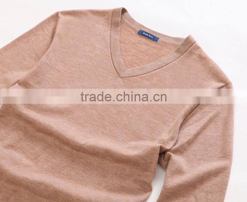 latest new style men wool light knit pullover sweater