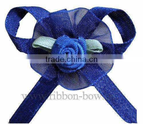 hongkong ribbon flower bow,clothing ornament,