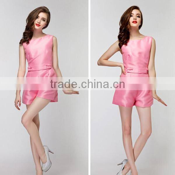 New fashion Korean style women casual romper sleeveless short adult romper