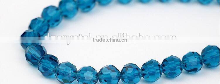 32 faces round crystal bead one hole bead for bracelet