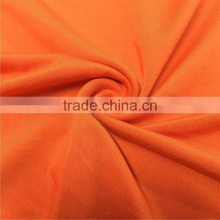 Hot 100% spun polyester single jersey knitted fabric for wholesale